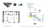 Unit 1019 floor plan